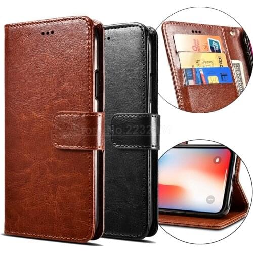 DOOGEE Y8 Case DOOGEE Y8 Case Cover 5.5 Luxury PU Leather Wallet Cover Phone Case For DOOGEE Y8 Case 6.1" Flip Protective Cover