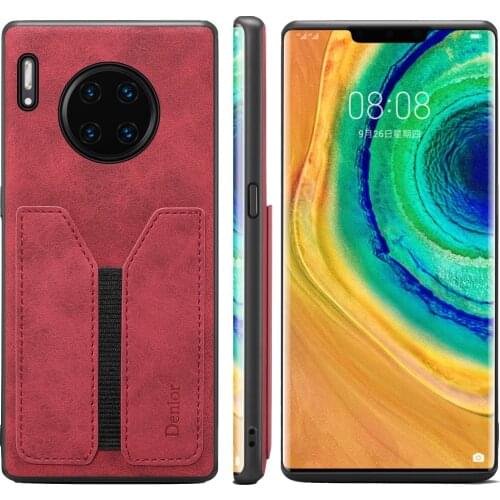 Pu Leather Phone Case For Huawei P50 P40 P30 Pro Slim Soft Back Cover With Card Holder For Huawei Mate 40 30 Mate40 Mate30 Pro