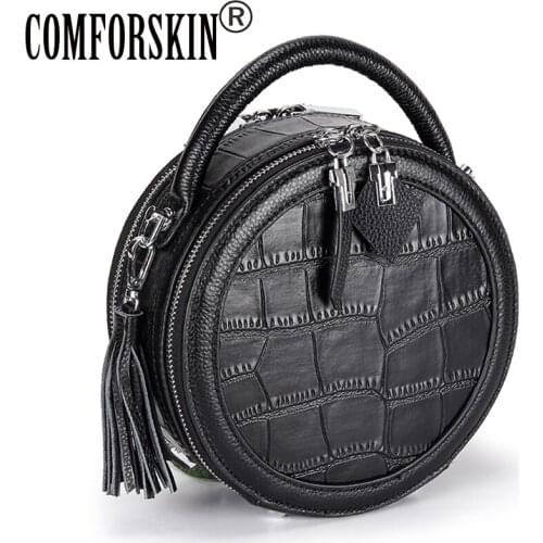 Женские круглые сумки COMFORSKIN China At AliExpress