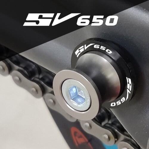 For SUZUKI SV650 2013 2014 2015 2016 2017 2018 2019 Motorcycle Swingarm Spools Slider 8MM Swingarm Stand Screws Slider Protector