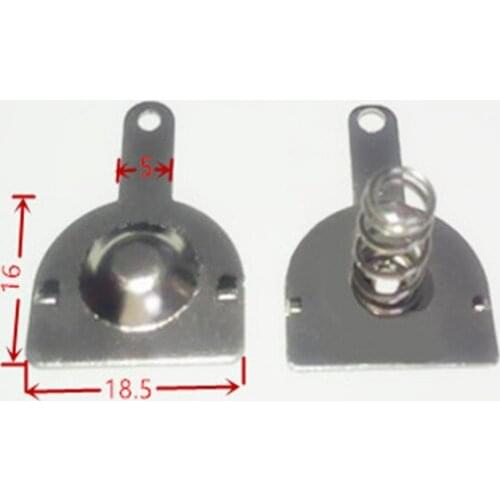 Hot sale 100pcs 18650 battery pack 16MM*18.5MM spring contact piece battery box positive and negative single pole batte