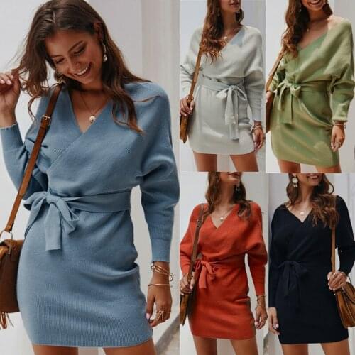 Lotus Alley Fashionable Knitted Dresses