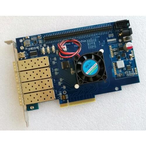 Fpga Pcie Development Board Pcie Virtex6 Development Board Sfp Core Board