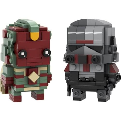 Defective Hunter Brick Marves Studios WandaVision Building Block MOC-79725 Visions-Brickheadz Doll Model Childrens Toy Gift