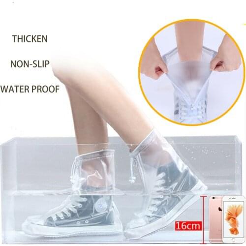 Boots Waterproof Shoe Cover To Rain Unisex Adjustable Reusable Rain for Boot Shoe Cover Non-slip Wear-resistant Shoes Cases