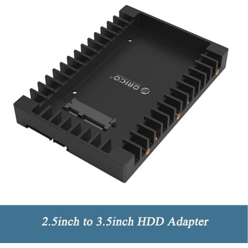 ORICO 1125SS 2.5 Inch to 3.5 Inch HDD Adapter 7/9.5/12.5mm SSD Hard Disk Drive Caddy Support SATA 3.0 for 2.5 inch SATA HDD/SSD