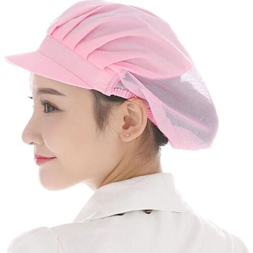 New Men Women Mesh Cloth Dust Proof Cap Workshop Workers Chefs Restaurants Hotels Warehouses Beauty Salon Laboratory Working Hat