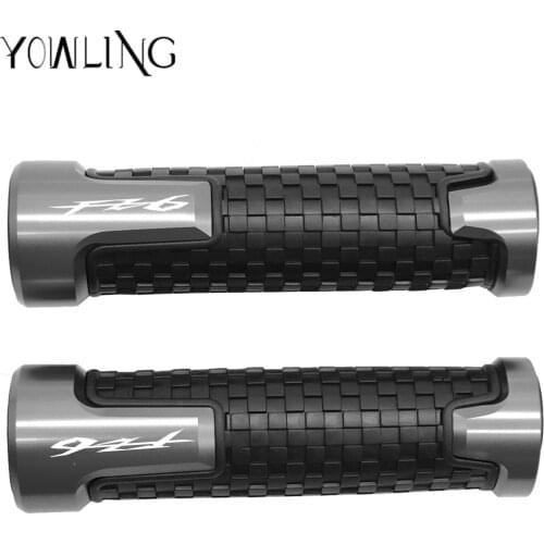 FOR YAMAHA FZ6 N/S FZ6N FZ6S FAZER600 FZ6 FAZER 1998-2010 FZ-6S FZ-6N 7/8" Motorcycle CNC Handlebar Hand Grips Bar End Gel Grip