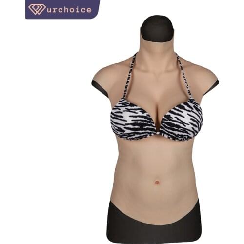 7Th Silicone Breasts Crossdressing G Cup Fake Boobs 2021 Cosplay Drag Queen Half Body Chest For Crossdresser Shemale Sissy Boobi