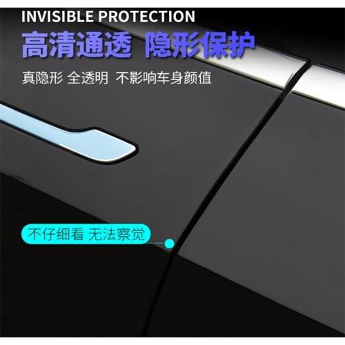 Tesla model3 S X car door invisible anti-collision film modification accessories Door Edge Scratch Crash Protection stickers