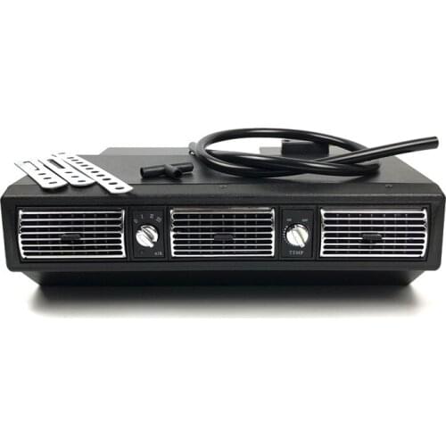 Universal 12V/24V Heater Air Conditioner Evaporator Cooling&Heating Air for Van Bus Camper Classic Car Pickup Truck Chevy A/C