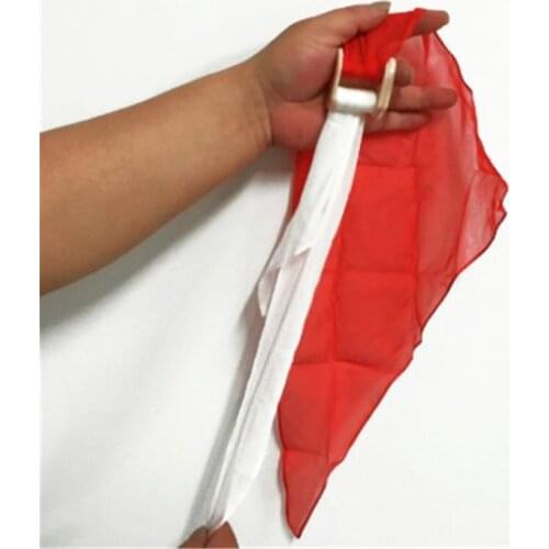 High Quality Color Changing Silk Plastic Manual Silk Appearing Magic Tricks Magic Accessories Stage Fun Magic show