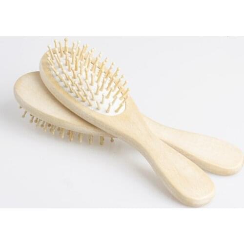 Health Wooden Bamboo Hair Vent Brushes Care SPA Massager Comb Natural material Air cushion massage comb