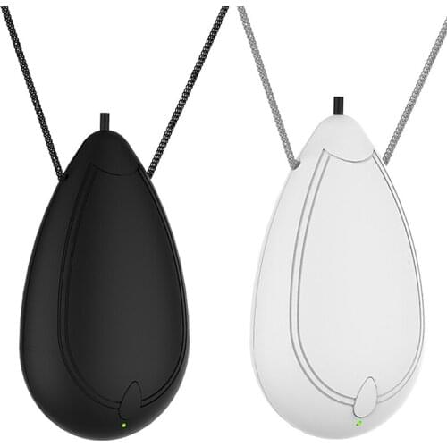 2 Pcs Air Purifier Personal Wearable Mini Portable 200MAh Battery Negative Ion Necklace Hanging Neck Air Purifier