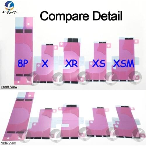5Pcs / Lot Battery Sticker For iPhone 4 4S 5 5S 5C SE 6 6P 6S 6SP 7 7P 8 8P X Plus XS XR XSM 11 Pro Max 11Pro SE2 2020 Adhesive