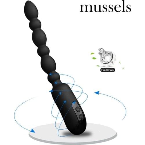 Vibrator anal pull beads USB charging anal plug butt plug anal balls G-spot vibrating adults erotic intimate sex toys for women