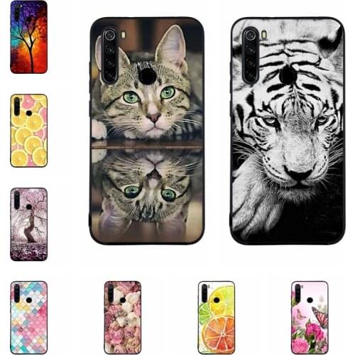 For Xiaomi Redmi Note 8 Cover TPU Soft Silicone Back Cover For Fundas Redmi Note 8 Coque Capa On Redmi Note8 Phone Bags Cases