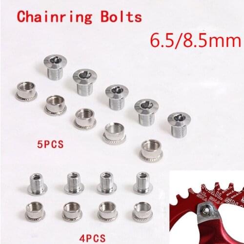 MTB crank bolts Mountain Bikes Dental Plate Screws Steel Chainwheel Bolts Chain Wheel Crankset Screws Bolt Nut Parts