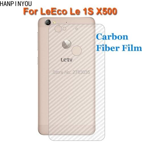 For Letv LeEco Le 1S One S X500 5.5" New Durable 3D Anti-fingerprint Transparent Carbon Fiber Back Film Rear Screen Protector