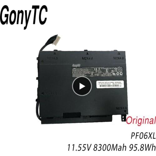 GONYTC PF06XL original PF06XL Laptop Battery For HP Omen 17-w110ng HSTNN-DB7M 852801-2C1 853294-850 95.8Wh 8300mAh 11.55V