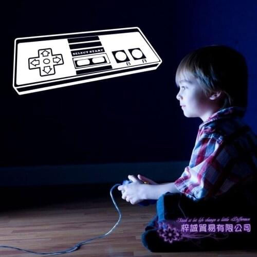 Game Handle Wall Sticker Video Play Game Room Decal Gaming Gamer Vinyl Wall Decals Decor Mural Video Game Car Decal
