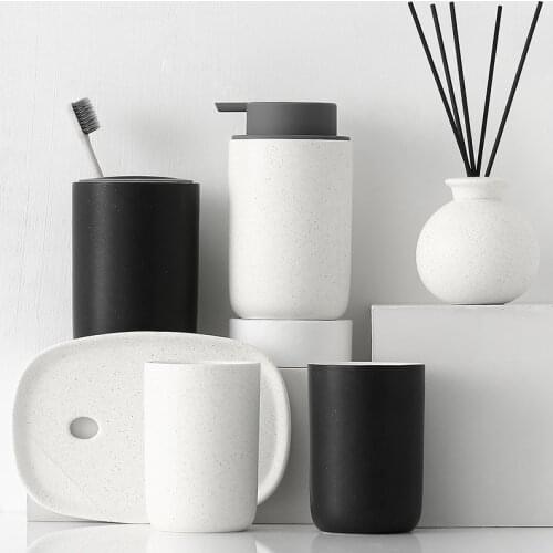 Ceramic Bathroom Four Or Five Or Six Sets Bathroom Supplies Set Bathroom Wash Set Sanitary Ware Household 456 Set