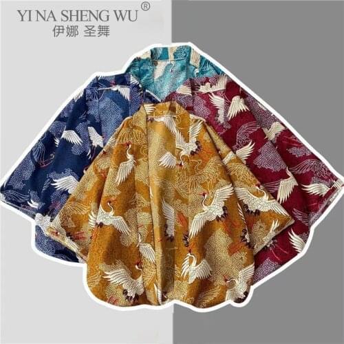 Kimono Man Japanese Clothes Yukata Male Samurai Costume Beach Mens Kimono Cardigan Harajuku Japanese Kimono Streetwear Jacket