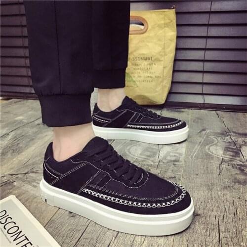 Mens sneakers with laces white black Style lightweight breathable fashion sneakers shoes Skateboard shoes K3-89