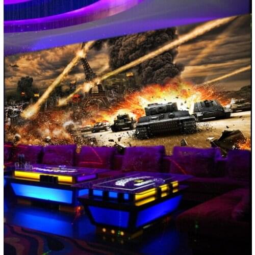 Wholesale World War 3d Photo Murals for Living Room Bar KTV and Bedding room 3d Wall Murals Fresco Home Decor