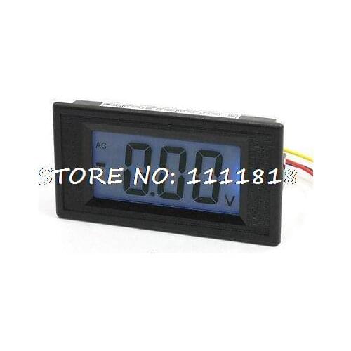 Panel Mounted LCD Display Voltage Measuring Voltmeter AC 20V