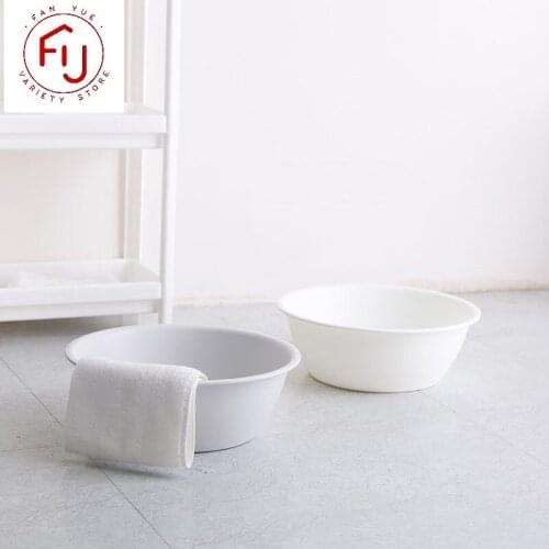 Plastic Basin Japanese Style Simple Thickened Washbasin Washbasin Household Sink Large Washtub Basin High Quality Plain FANYUE