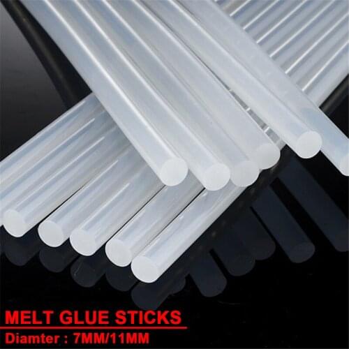 5-10pcs/lot Welding Rods Hot Melt Glue Sticks 7mm/ 11mm diamter 190/ 300mm Length For Electric Glue Gun Craft Album Repair Tools
