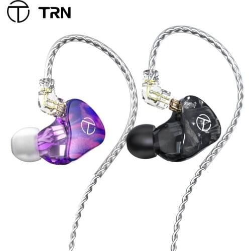 TRN X7 7BA In Ear Earphones Balanced Armature HIFI DJ Monitor Headset Noise Earbud Earphone Silver-plated Cable BA15 BA8 BA5 MT1