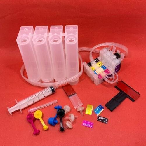 YOTAT 1set Empty CISS ink cartridge T1411 T1412 T1413 T1414 for Epson ME32 ME320 ME Office 900WD Office 960WD printer