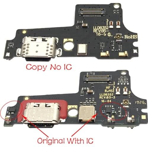 Original For Motorola Moto one P30 Play USB Charger Charging Dock Port Connector Flex Cable