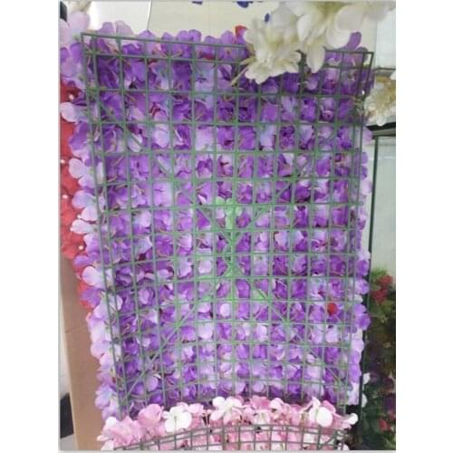 10pc/lot 60x40cm Plastic Flower Mat Shelf Wall Base Plastic Grid Shelf Artificial Flower Accessories Diy Wedding Flower