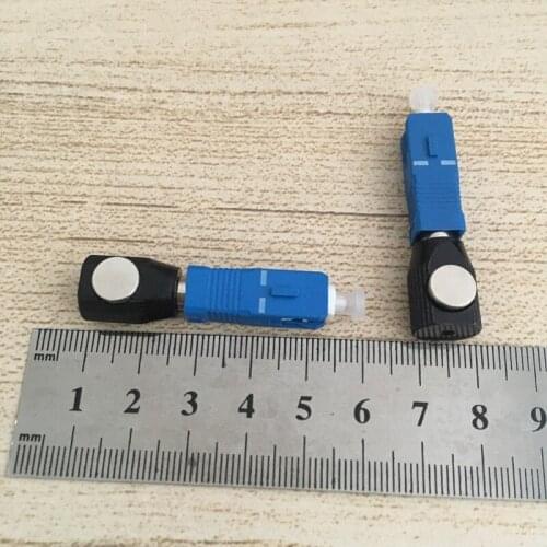 10pcs/lot Good Quality Round Type SC Bare Optic Fiber Adapter