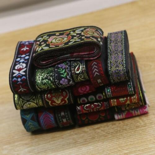 10 yards randomly shipped national wind lace clothing curtain decoration DIY manual process