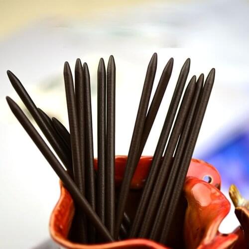 18cm Non-porous Headdress Material Wholesale Pencil Hairpin Headdress Accessories DIY Handmade Round Wood Hair Ornament