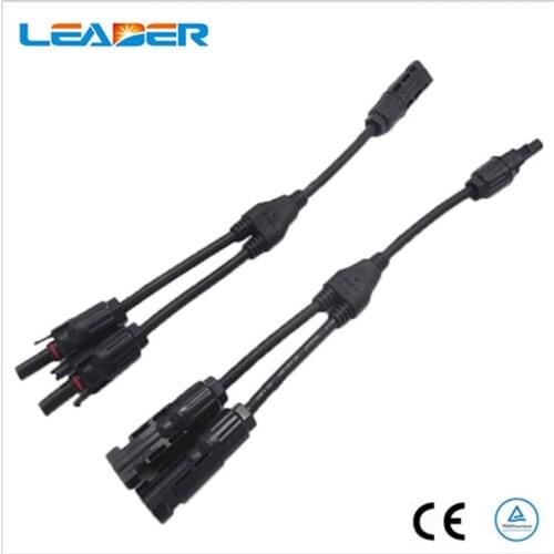 20 Pairs Lot 2 to1 Y Branch Connector TUV standard with 4mm2 solar cable For Solar System EU US CN Warehouse
