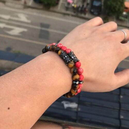 Tiger eye stone beads bracelet bracelets for women pulseras pulseira handmade men jewelry accesorios hombre armbanden femme 2020