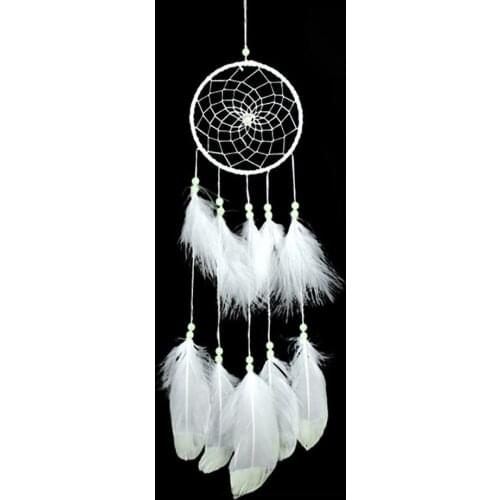 Fluorescent Dream Catcher Home Handmade Pendant Ornaments Valentines Day Gifts Noctilucous Wind Chimes