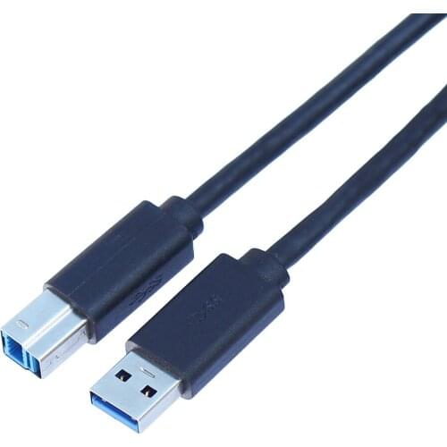 USB 3.0 Type A To B Male Data Sync Cord Printer Cable 1M For HP Canon Epson Printer 1.8M