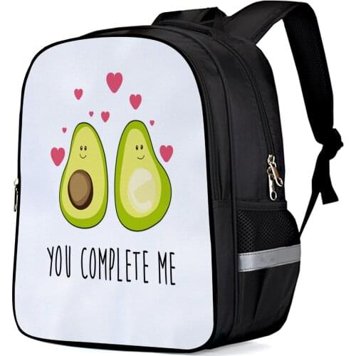 Avocado Green Cute Cartoon Multipurpose Daypacks Computer Backpack School Backpack Sports Backpack Knapsack Bag Sports Bags Back