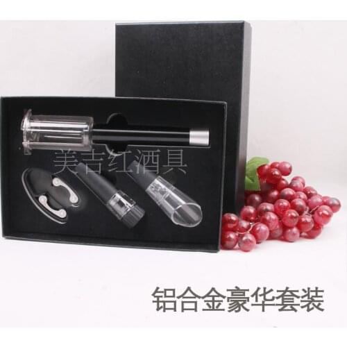 Red Wine Bottle Opener Set Needle Bottle Opener Wine Gift Box Set Piece Logo