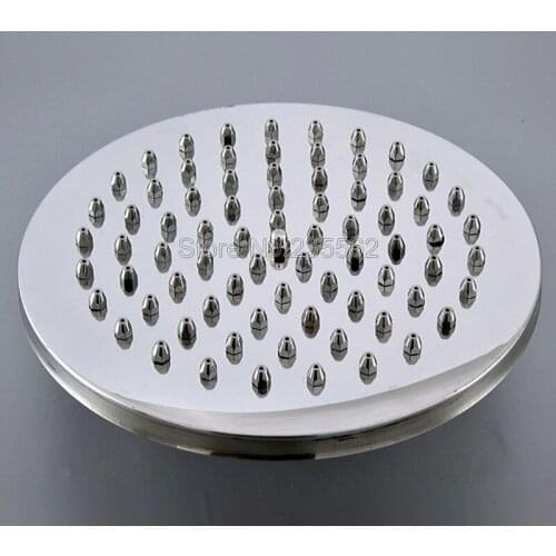 8 inch 20x20cm Round OverHead Rain Shower Head, Brass Shower Head, Polished Chrome Bathroom Shower Lsh238