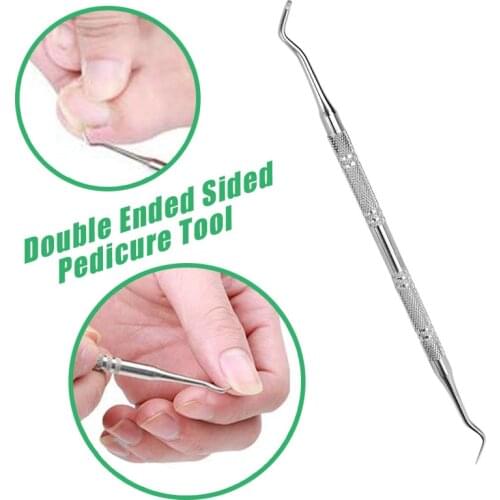 1Pc Professional Ingrown Toe Nail Lifter File Double Ended Pedicure Tool Ingrown Toenail Paronychia Podiatry Pedicure Tools