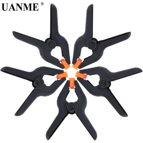 UANME 5PCS/LOT 95mm 3.7 inch A-type Plastic Nylon Adjustable Clamps Spring Clip