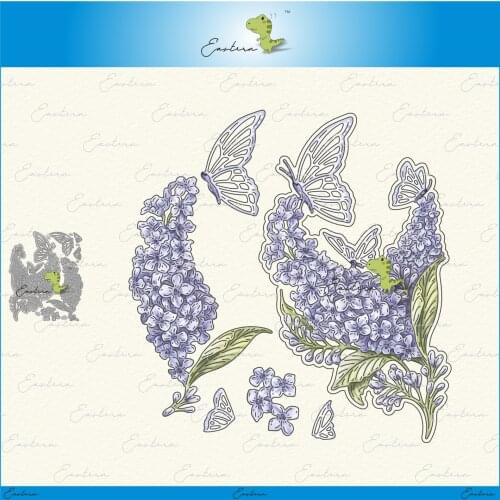 Butterflies on flowers Cutting Dies new 2020 Metal mould dies Scrapbooking Paper Making Craft die dies metal cutting dies