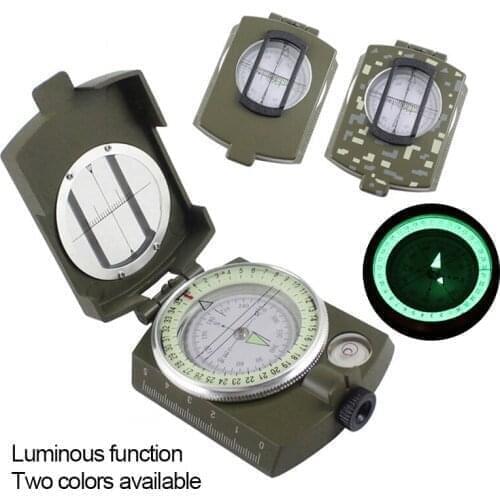 Professional Compass High-Precision Military American Style Multifunctional Prismatic Compass Night For Outdoor Camping Hiking